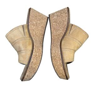 Clarks Artisan Suede Cork Wedges